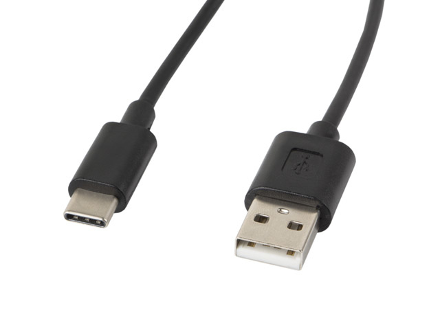 Lanberg USB 2.0 USB-C male - USB-A 36W 1.8m (CA-USBO-10CC-0018-BK)