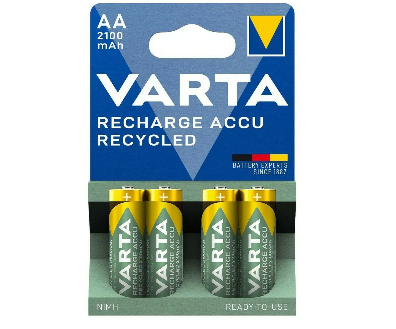 Varta Recharge Accu Recycled AA 2100mAh 1.2V 4τμχ