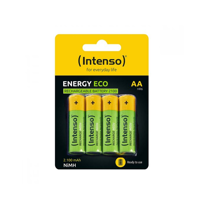 Intenso Energy Eco AA 2100mAh 1.2V 4τμχ - Image 1