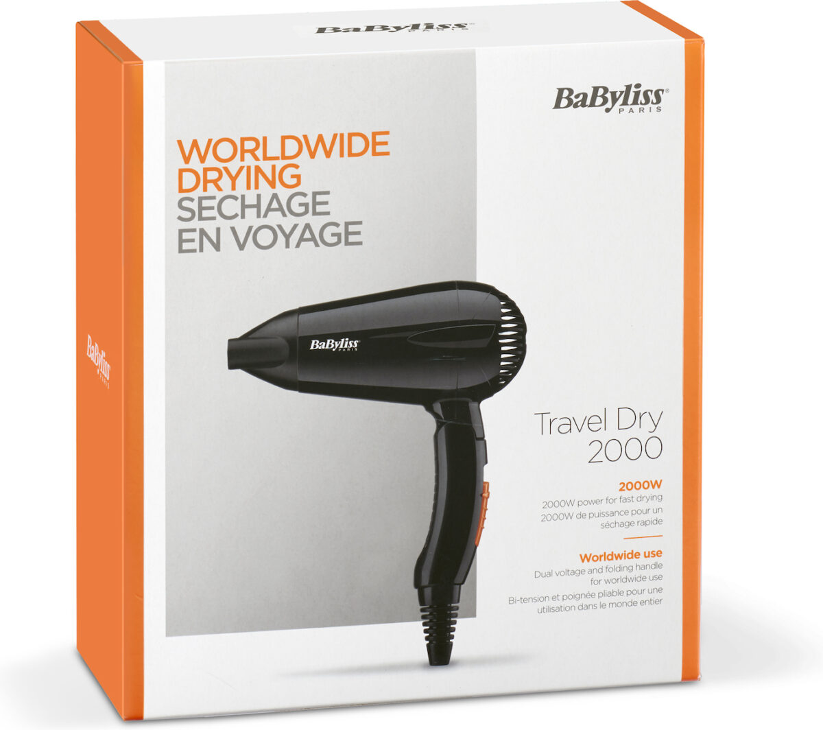 Babyliss 5344E Πιστολάκι Μαλλιών Ταξιδίου 2000W 5344E - Image 3