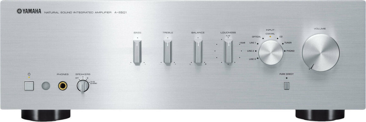 Yamaha A-S501 Ολοκληρωμένος Ενισχυτής Hi-Fi Stereo 120W/4Ω 85W/8Ω S000.30904 Ασημί - Image 1
