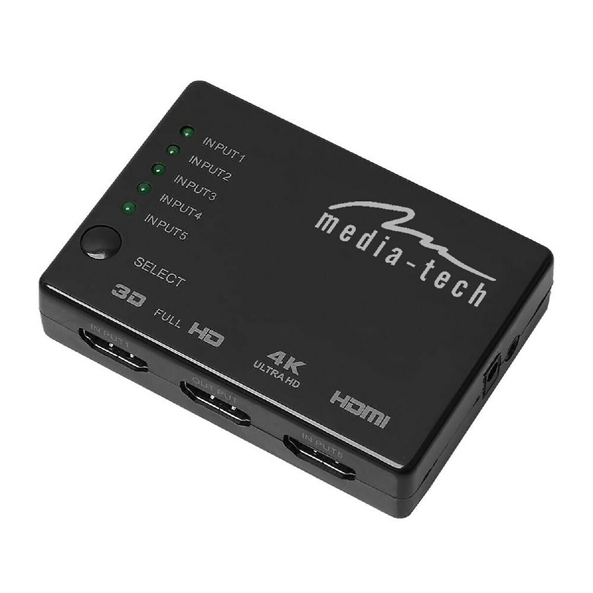 Media-Tech 5x 4K HDMI Switch MT5207