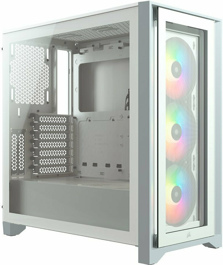 Corsair iCUE 4000X RGB Gaming Midi Tower με Πλαϊνό Παράθυρο - Image 1