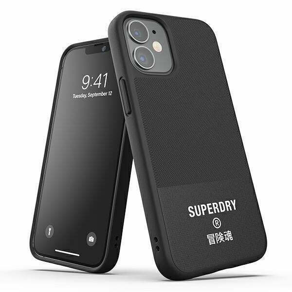 Superdry Molded Canvas Μαύρη (iPhone 12 mini)