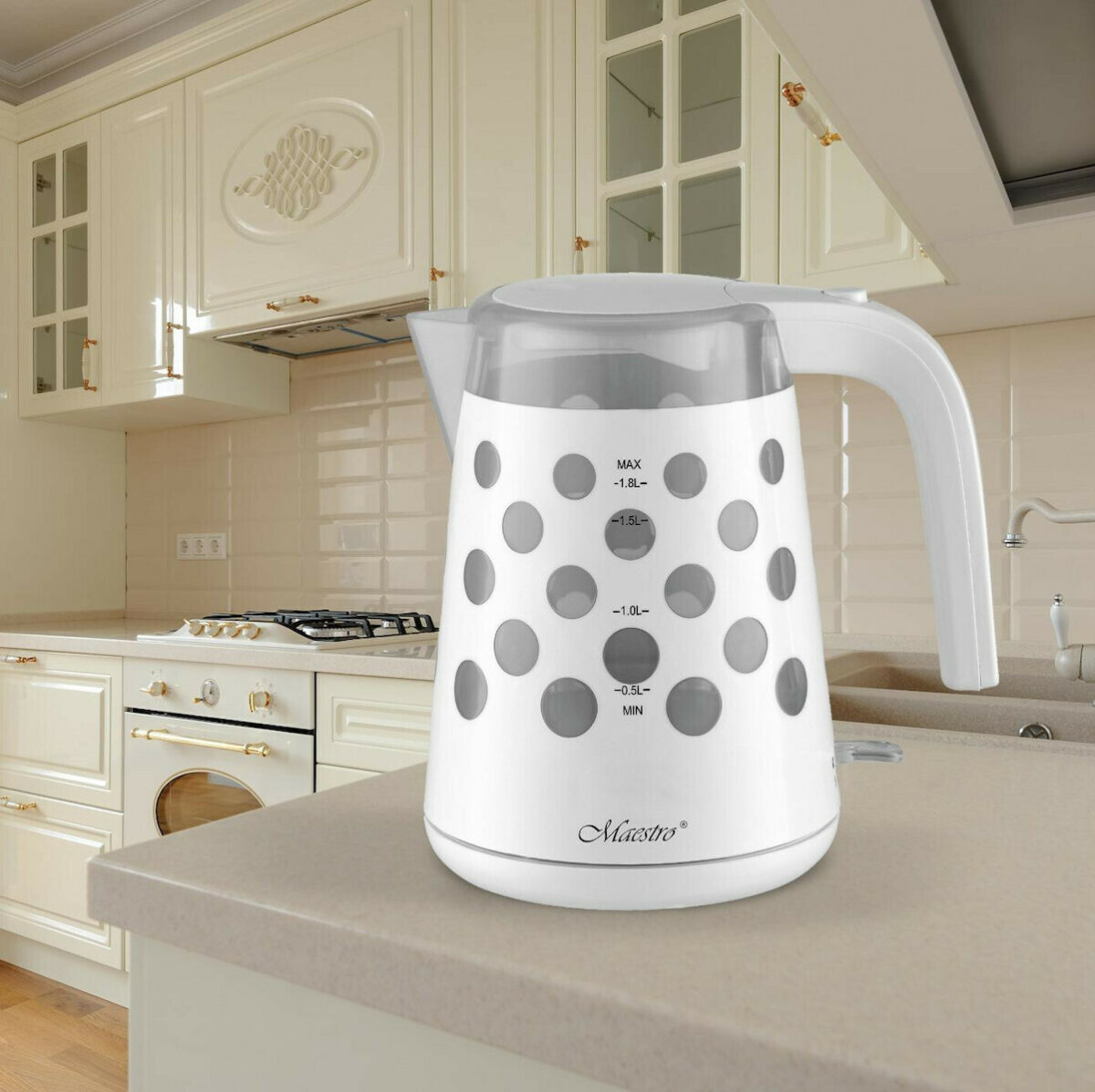 Maestro MR045 700ml με Ισχύ 2200W Λευκός - Image 3