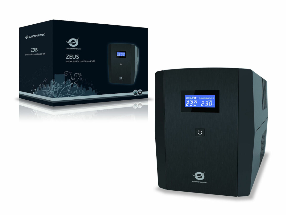 Conceptronic ZEUS04E UPS Line-Interactive 2200VA 1320W - Image 3
