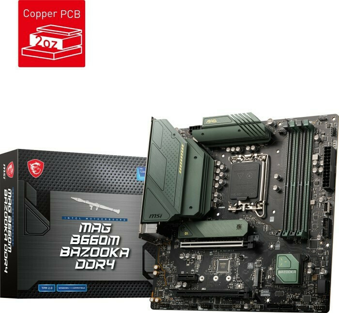 MSI MAG B660M Bazooka DDR4 - Image 1