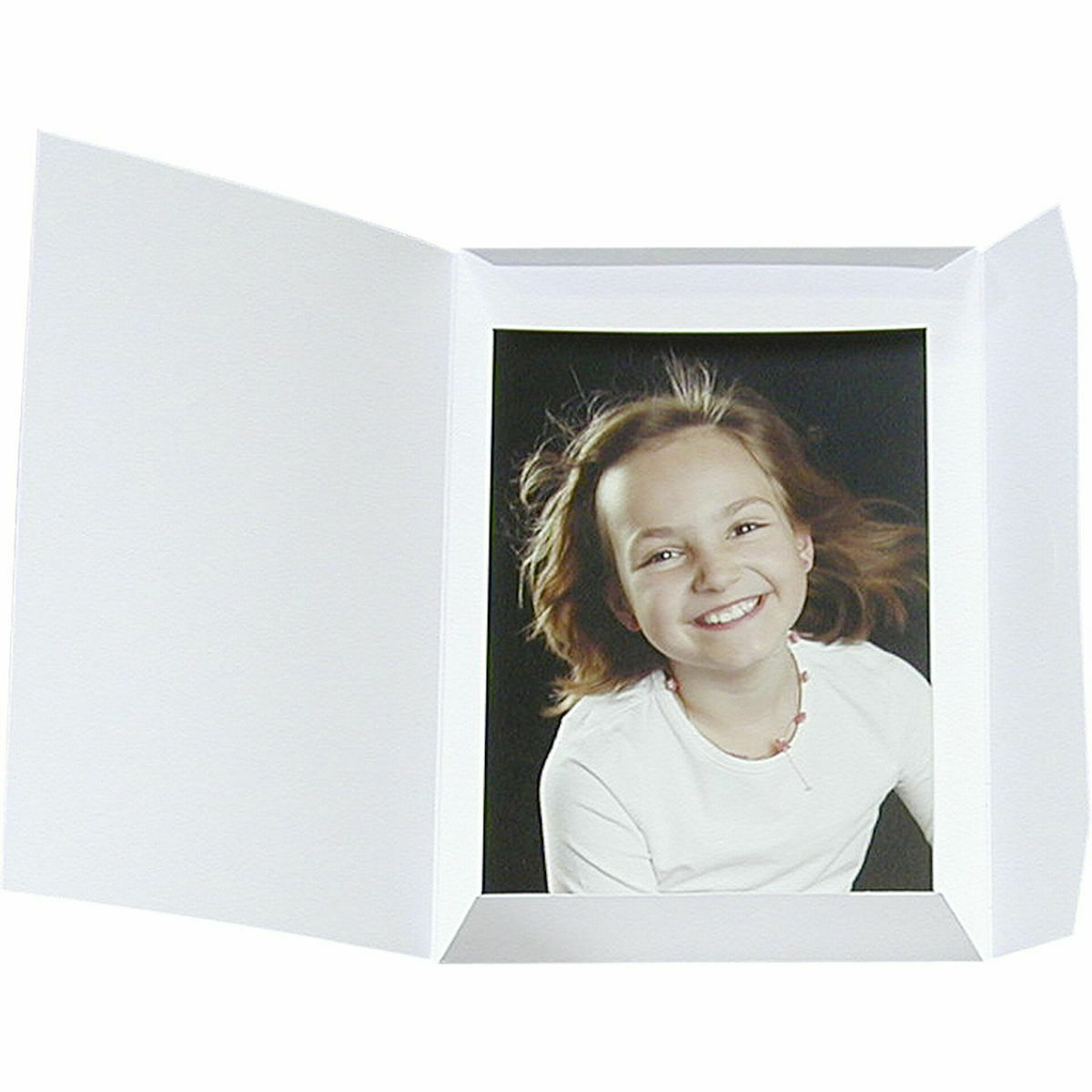 Daiber Portrait Folders Sprint Line 15x20 White 1x100