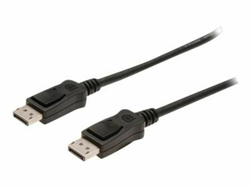 Digitus Cable DisplayPort male - DisplayPort male 2m Μαύρο (DB-340100-020-S)