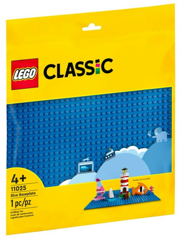 Lego Classic Blue Baseplate για 4+ Ετών