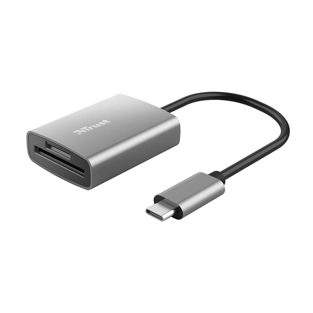 Trust Dalyx Fast Card Reader Type-C για SD Ασημί - Image 1