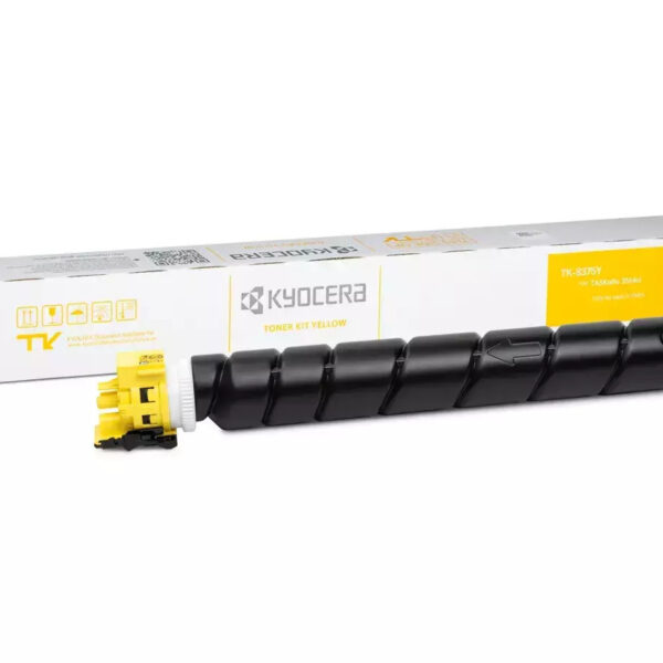 Kyocera TK-8375Y Γνήσιο Toner Laser Εκτυπωτή Κίτρινο (1T02XDANL0)