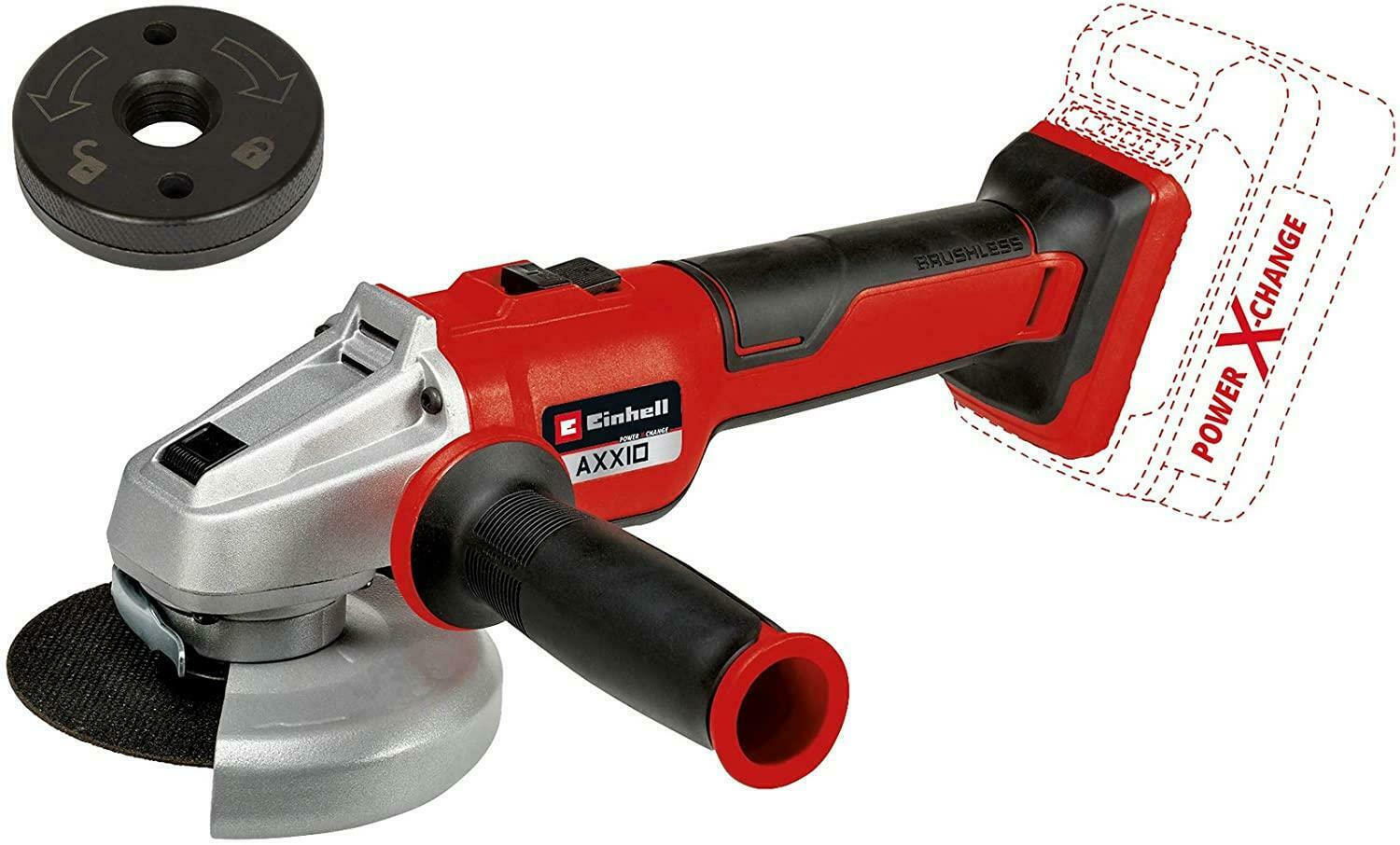 Einhell Axxio 18/125 Q Τροχός Μπαταρίας 18V Solo