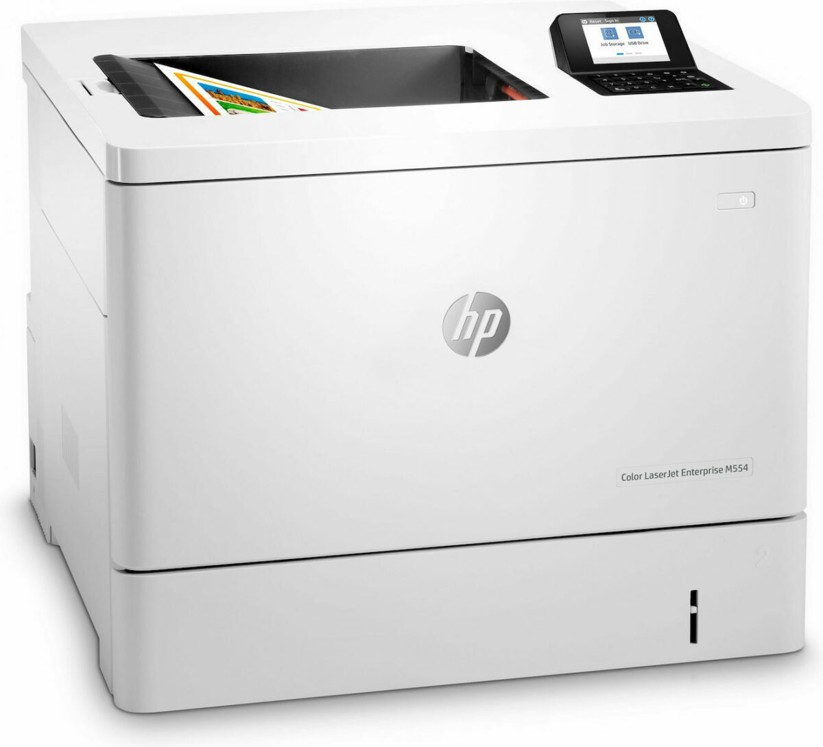 HP LaserJet Enterprise M554dn Έγχρωμoς Εκτυπωτής - Image 1
