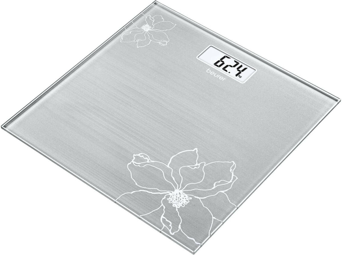 Beurer GS 10 Ψηφιακή Ζυγαριά σε χρώμα Ασημί Flower - Image 4