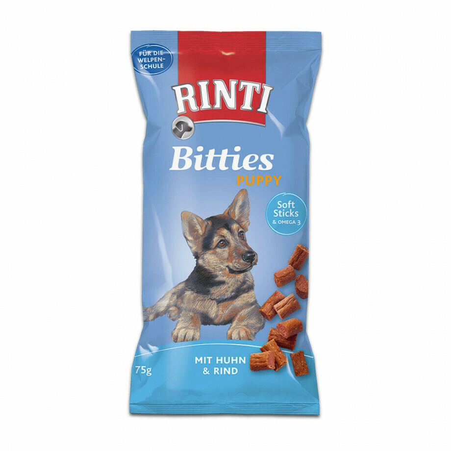 Rinti Bitties Λιχουδιά για Κουτάβια Μικρόσωμων Φυλών με Κοτόπουλο 75gr