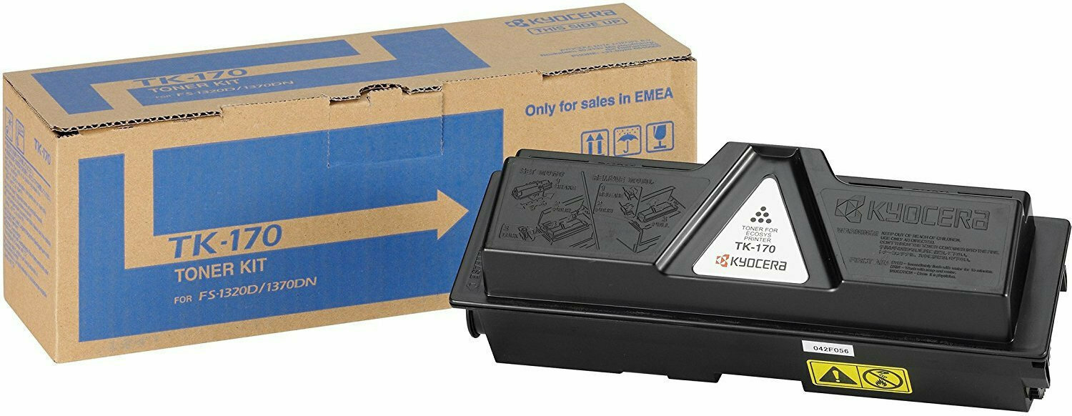 Kyocera TK-170 Γνήσιο Toner Laser Εκτυπωτή Μαύρο 7200 Σελίδων (1T02LZ0NL0)
