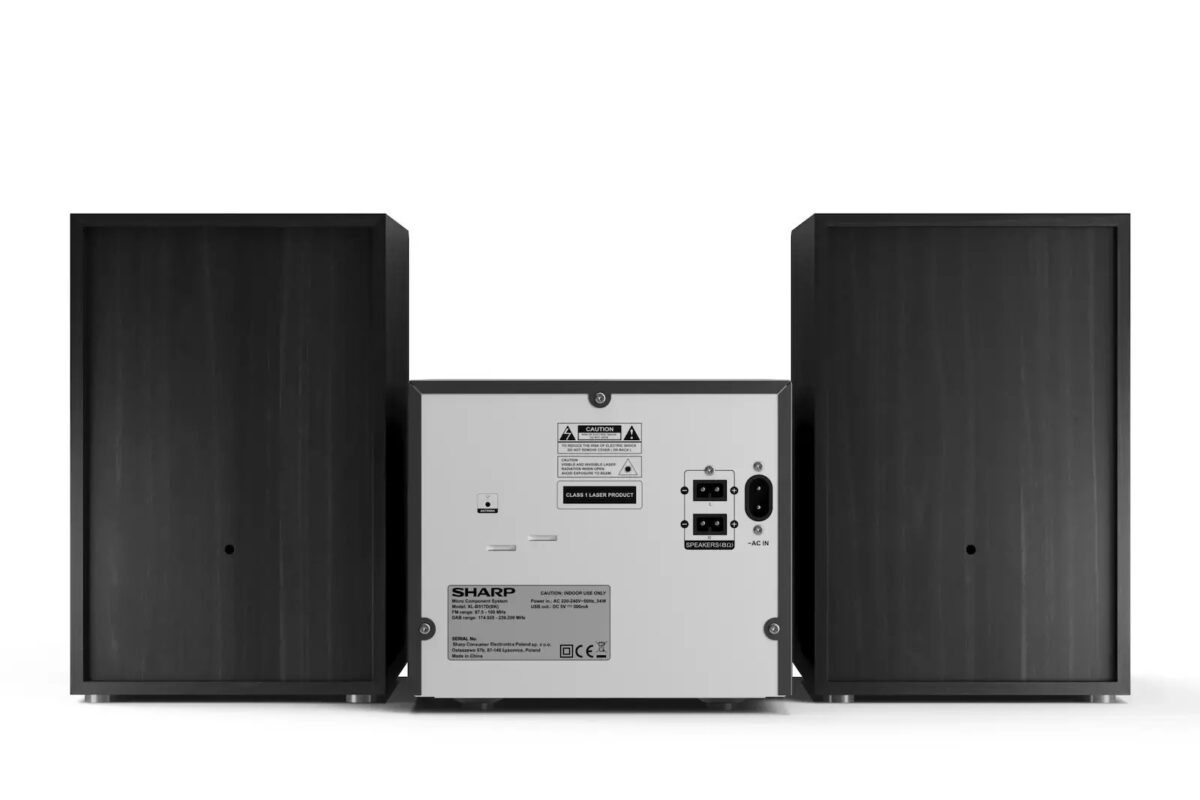 Sharp Ηχοσύστημα 2.0 XLB517 με CD / Digital Media Player και Bluetooth Μαύρο - Image 4