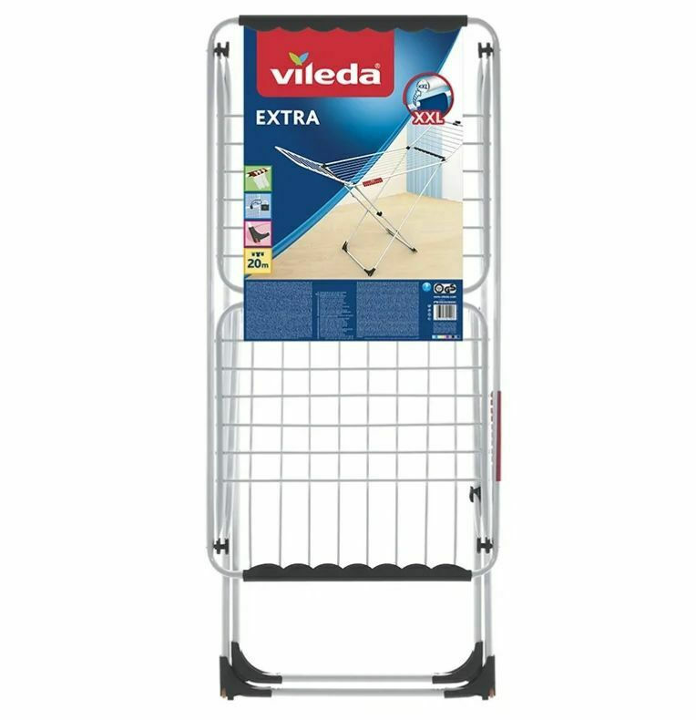 20220503093715_dd76f5c4 Vileda Extra X-Legs Πτυσσόμενη Απλώστρα Δαπέδου από Μέταλλο με Μήκος Απλώματος 20m - Image 3