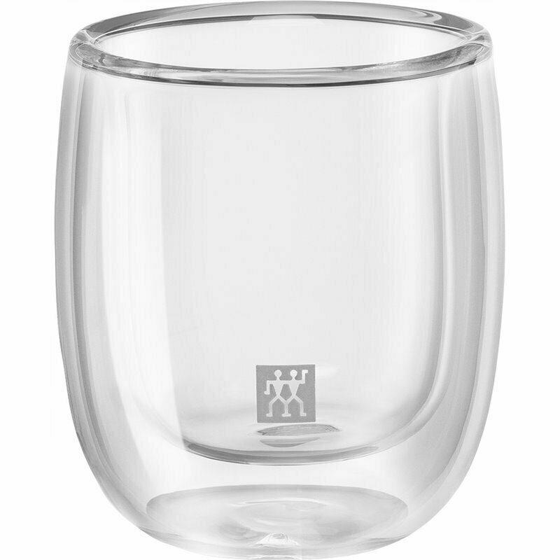 Zwilling J.A. Henckels Σετ Φλυτζάνια Espresso Γυάλινα Διάφανα 80ml 2τμχ