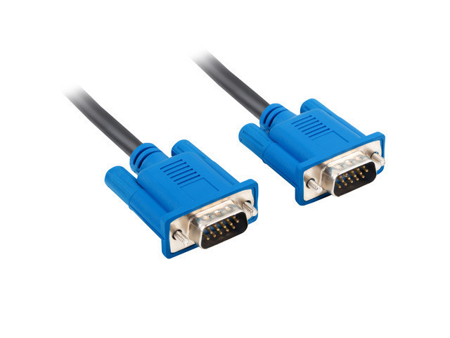Lanberg Cable VGA male - VGA male Μαύρο 5m (CA-VGAC-10CU-0050-BK)