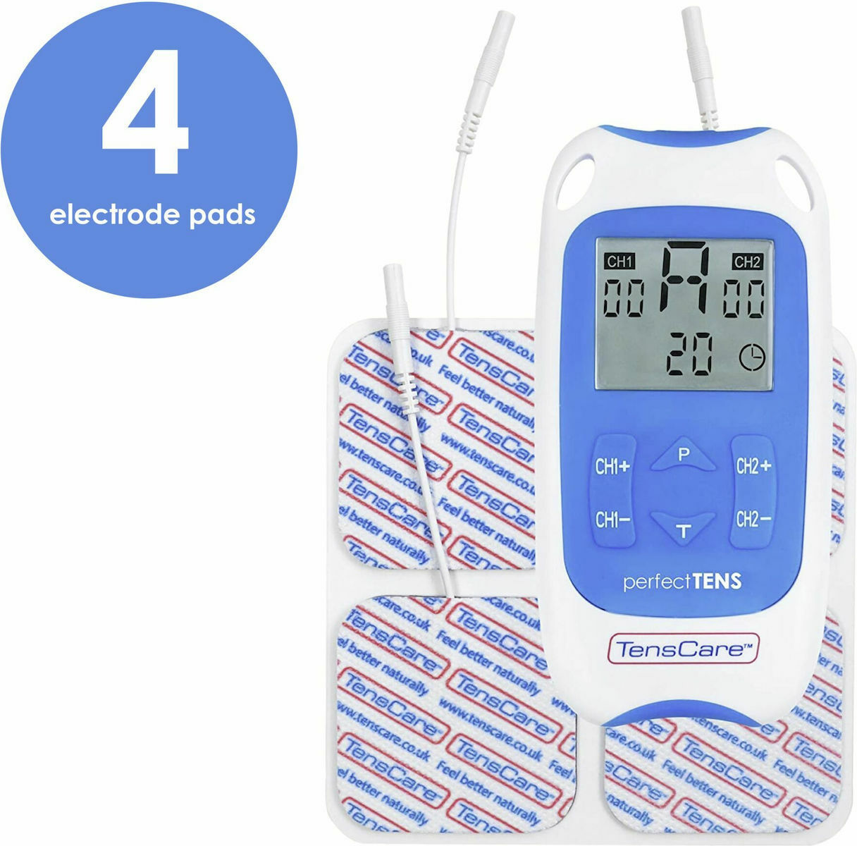 Tenscare Perfect TENS Φορητή Συσκευή Παθητικής Γυμναστικής για Όλο το Σώμα