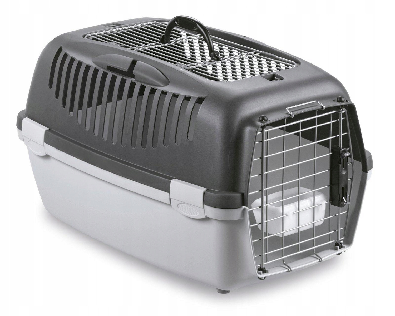 Stefanplast Gulliver 3 Top Free Κλουβί Μεταφοράς Σκύλου Γκρι 61x40x38cm