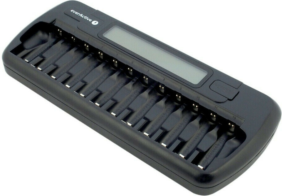 everActive NC-1200 Φορτιστής 12 Μπαταριών Ni-Cd/Ni-MH Μεγέθους AA/AAA