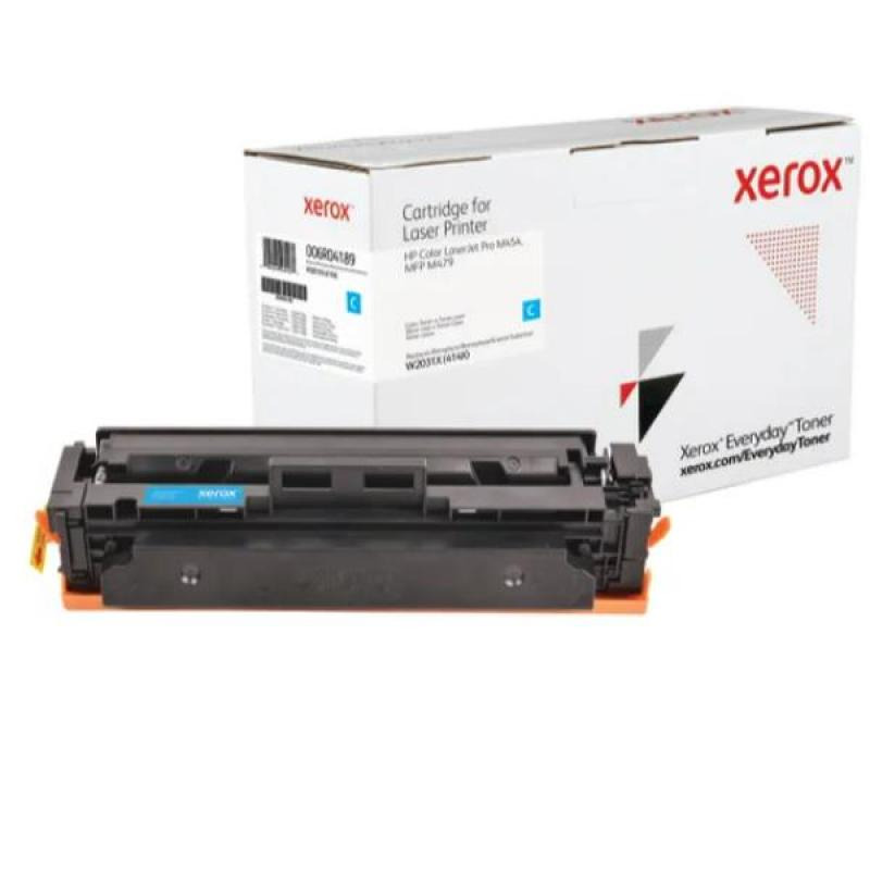 Xerox Συμβατό Toner για Laser Εκτυπωτή HP 414X W2031X 6000 Σελίδων Κυανό