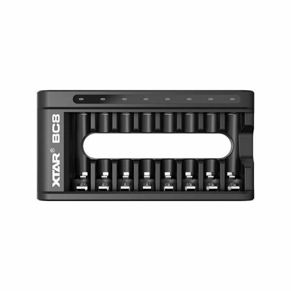 XTAR BC8 USB Φορτιστής Μπαταριών Ni-MH/Li-ion Μεγέθους AA/AAA