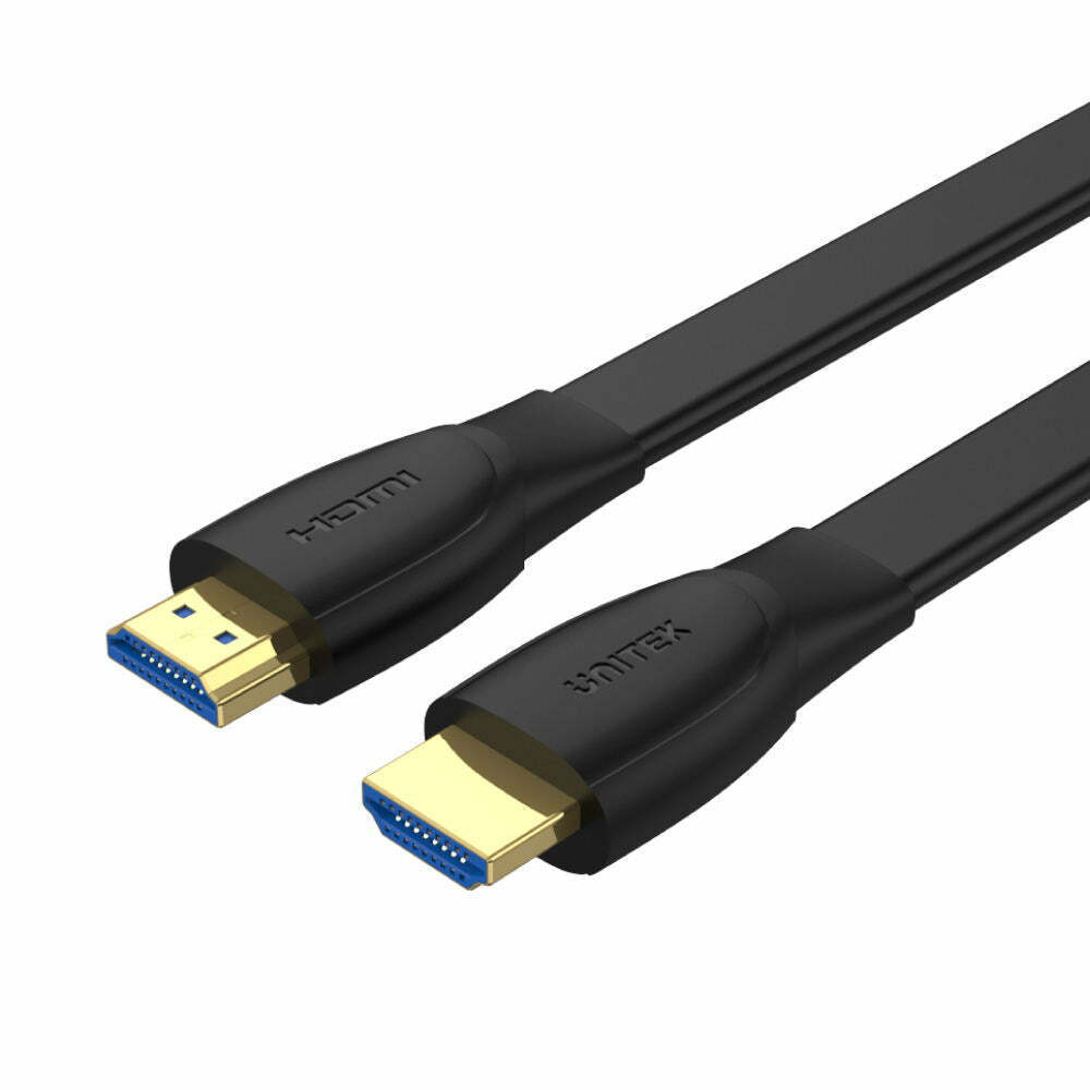 Unitek Flat HDMI male - HDMI male 2m Μαύρο (C11063BK-2M)