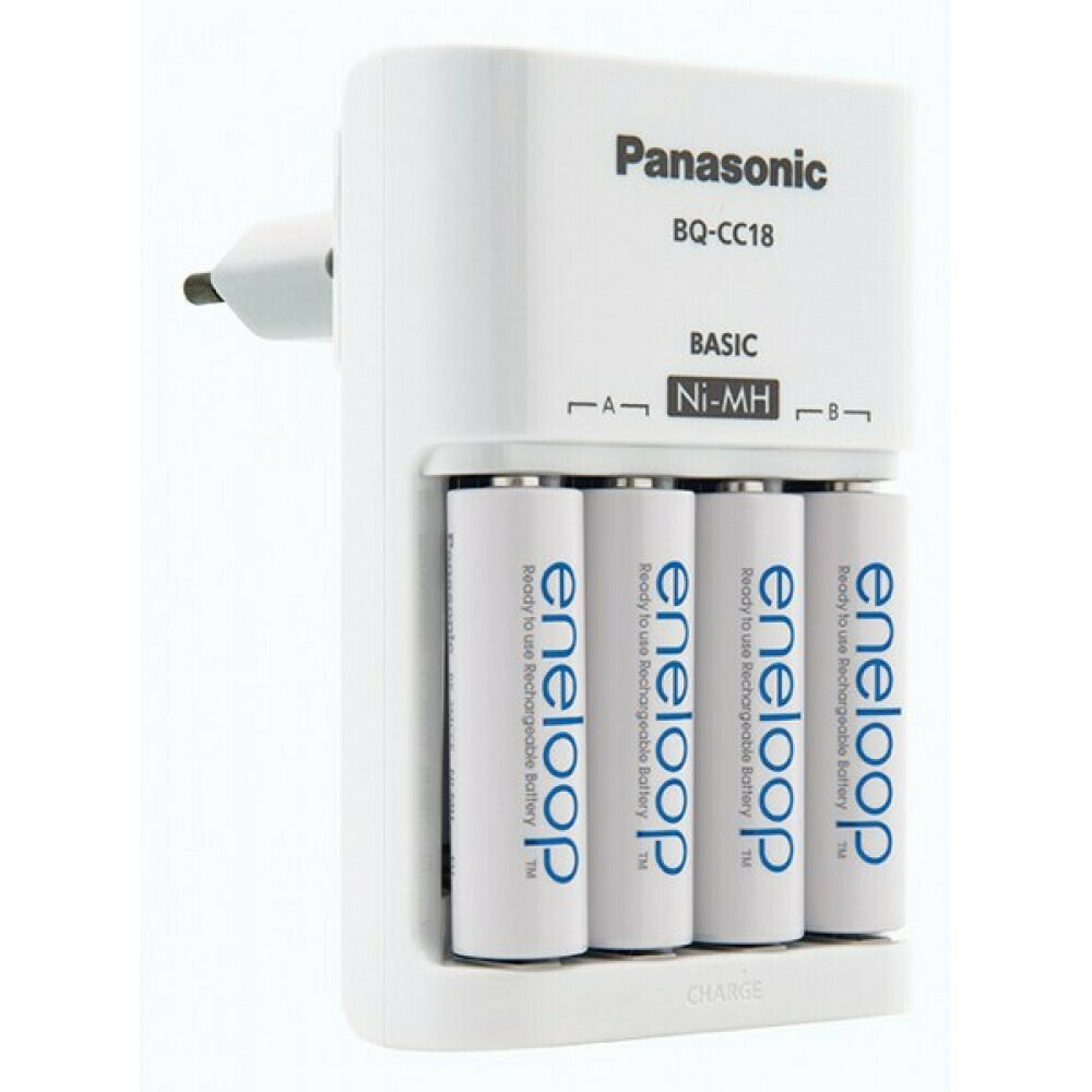 20220714103143_05c9fb14 Panasonic Eneloop Basic BQ-CC51 Φορτιστής 4 Μπαταριών Ni-MH Μεγέθους AA/AAA - Image 2