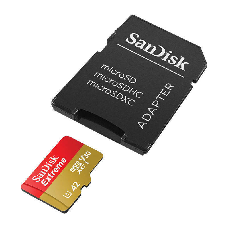 Sandisk Extreme microSDXC Class 10 U3 V30 A2 UHS-I - Image 1