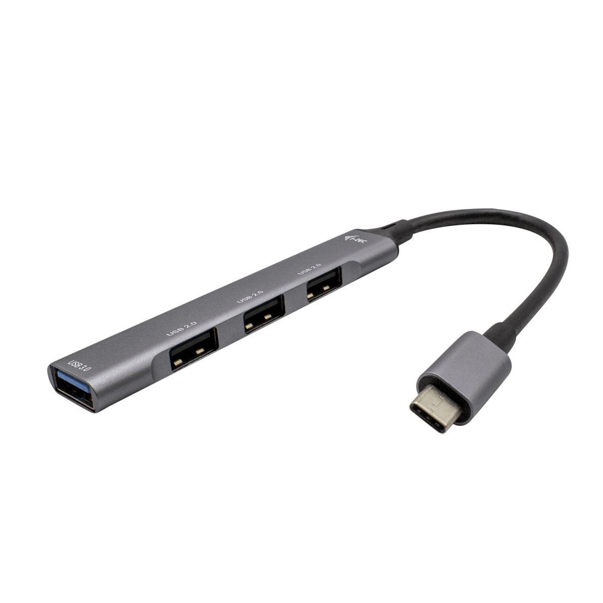 i-tec USB-C Metal HUB USB 3.0 Hub 4 Θυρών με σύνδεση USB-C Γκρι - Image 1