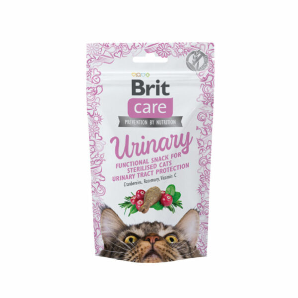 Brit Care Cat Functional Urinary Λιχουδιές Σνακ για Ενήλικες Γάτες 50gr