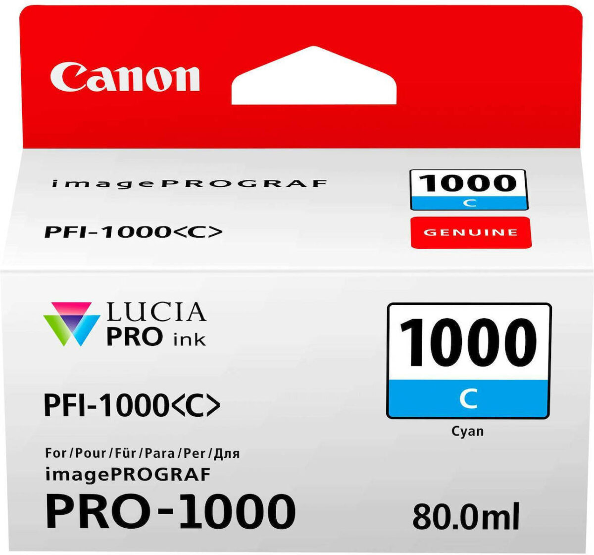 Canon PFI-1000 Γνήσιο Μελάνι Εκτυπωτή InkJet - Image 1