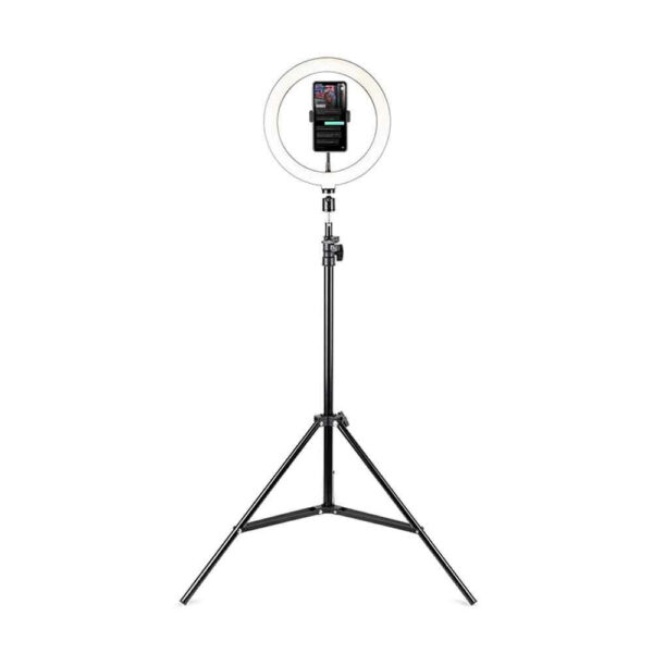 Havit Ring Light ST7012 26cm με Τρίποδο Δαπέδου και Βάση για Κινητό