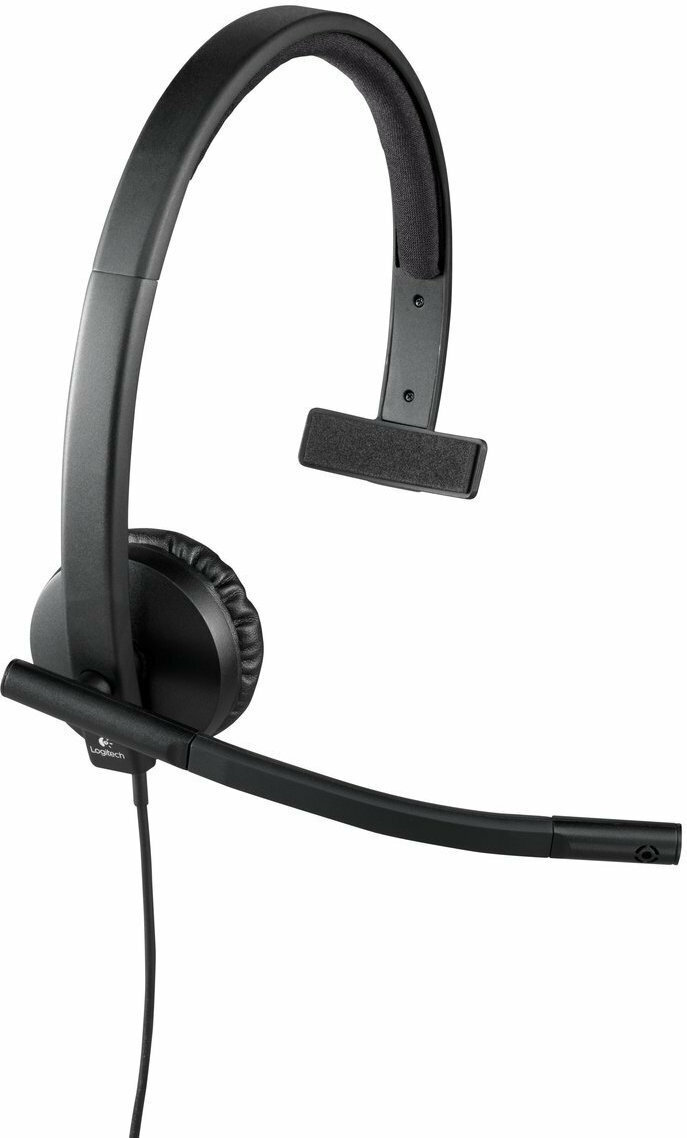 Logitech H570e Mono On Ear Multimedia Ακουστικά με μικροφωνο και σύνδεση USB - Image 1