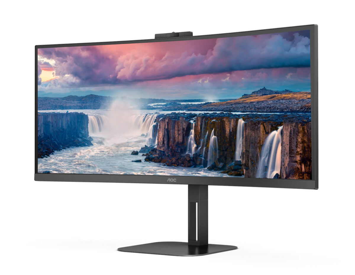 AOC CU34V5CW 34" Ultrawide VA Curved QHD 3440x1440 - Image 2