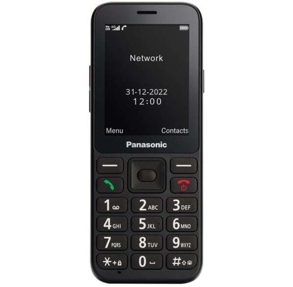 Panasonic KX-TU250 Single SIM Κινητό με Μεγάλα Κουμπιά Μαύρο