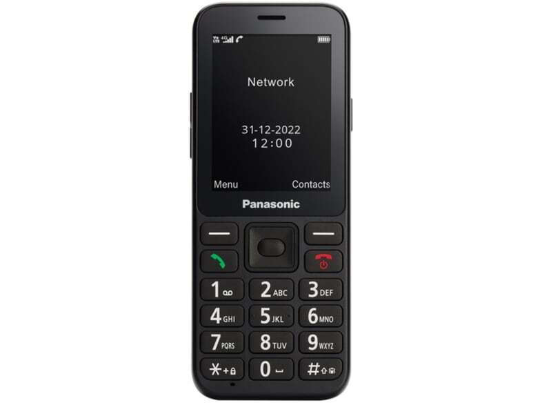 Panasonic KX-TU250 Single SIM Κινητό με Μεγάλα Κουμπιά Μαύρο - Image 1