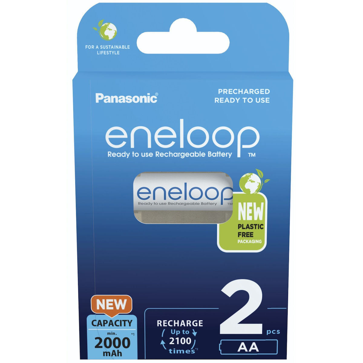 Panasonic Eneloop R6 AA 2000mAh 2τμχ