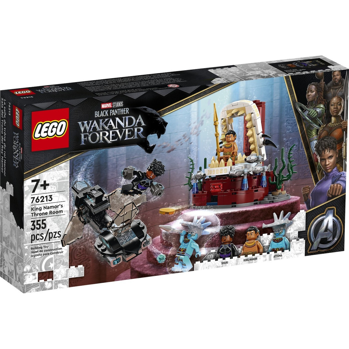 Lego Marvel King Namor's Throne Room για 7+ Ετών
