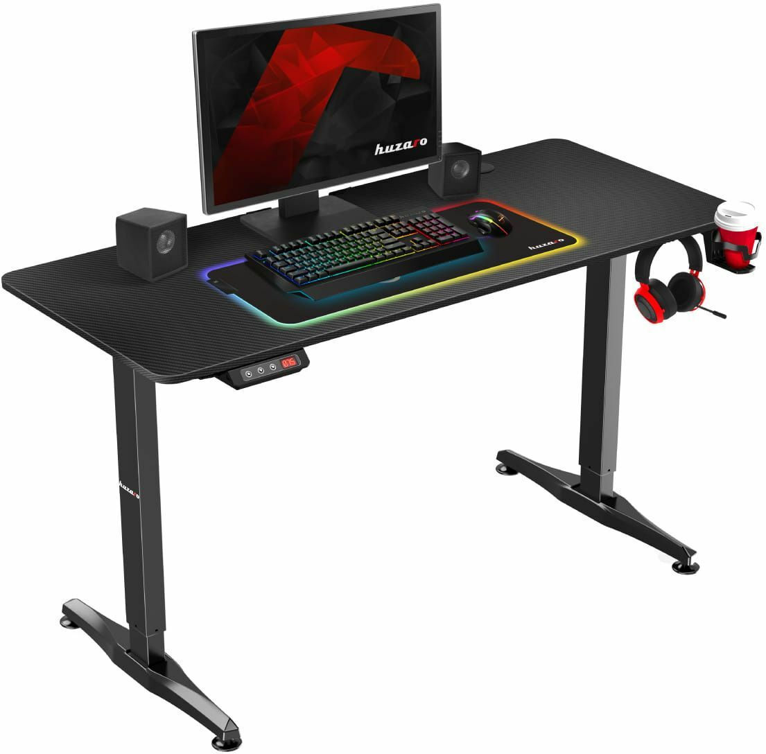 Ηλεκτρικό Γραφείο Gaming Hero 8.5 με Ρυθμιζόμενο Ύψος 140x60x74εκ. Black