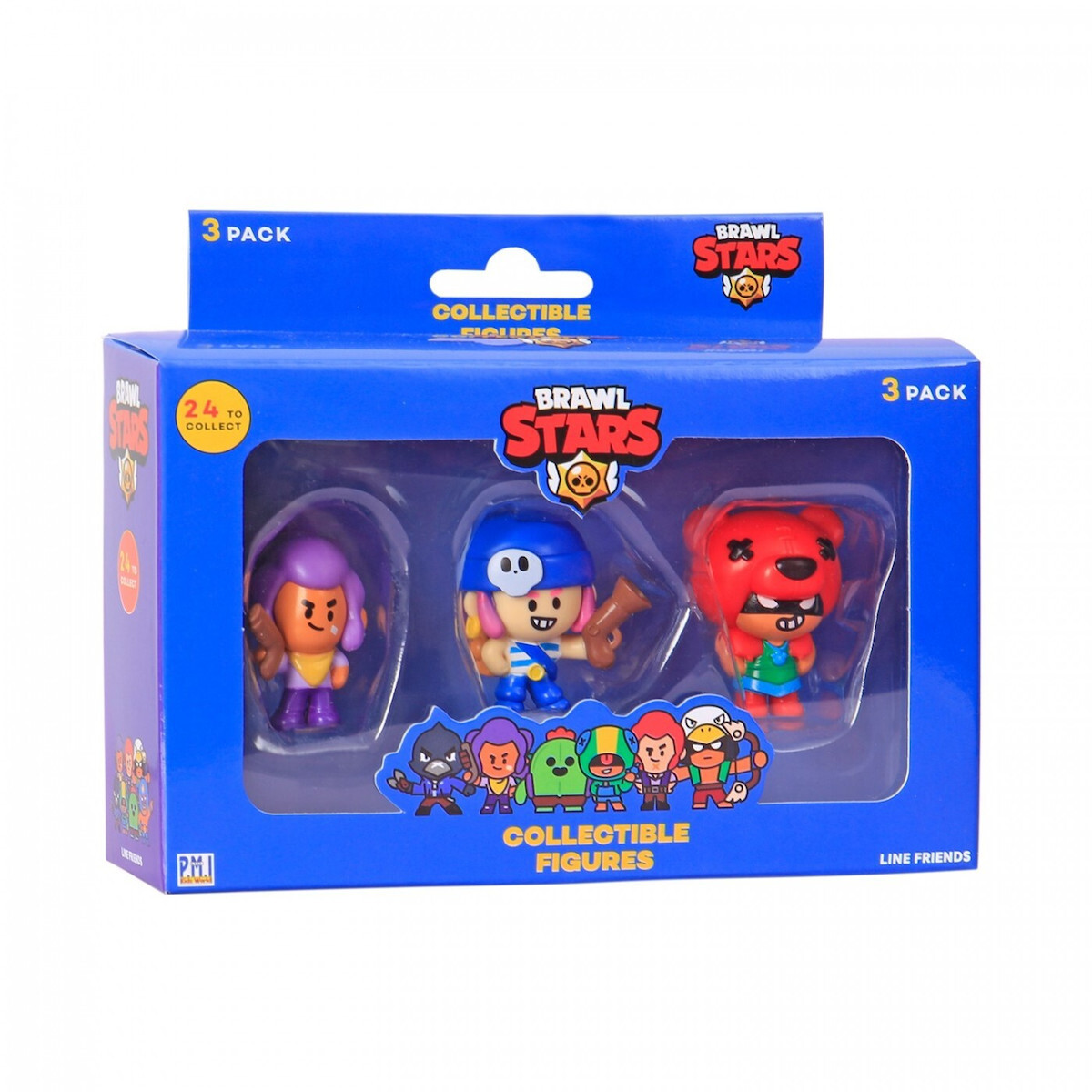 PMI Παιχνίδι Μινιατούρα Brawl Stars Shelly, Penny, Nita