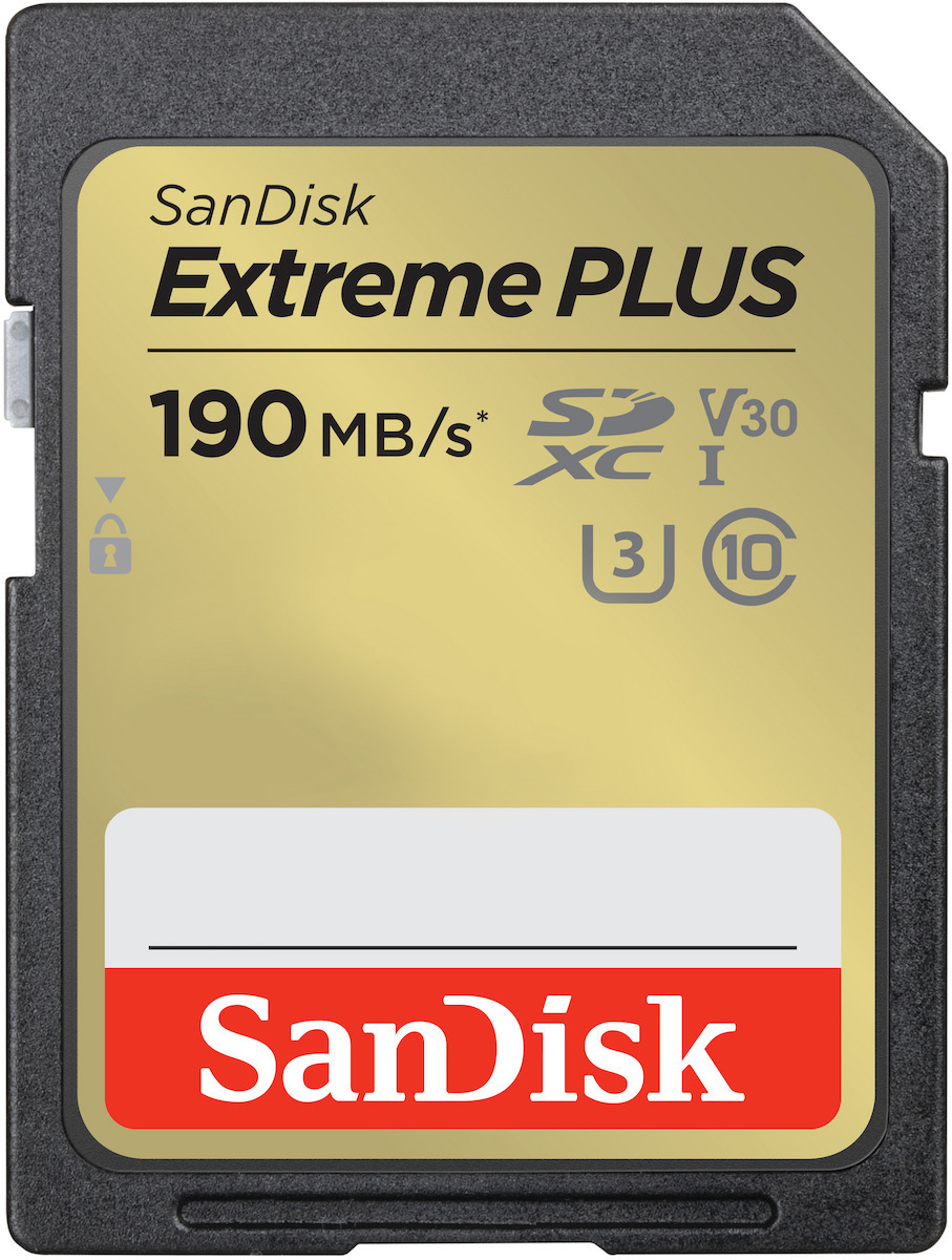 Sandisk Extreme Plus SDXC 64GB Class 10 U3 V30 UHS-I - Image 1