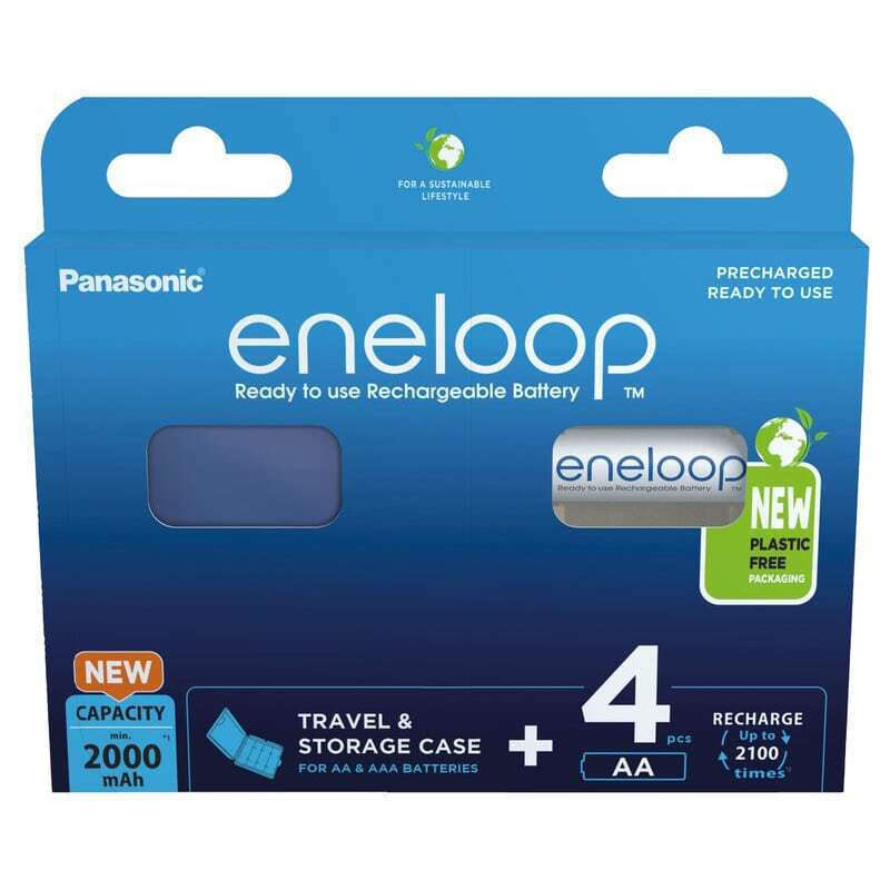 Panasonic Eneloop & Storage Case AA 2000mAh 1.2V 4τμχ