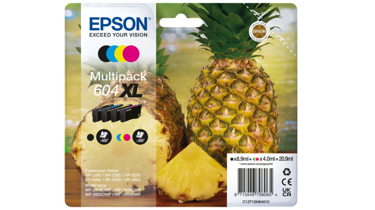 Epson Γνήσιο Πακέτο 4 Μελανιών Εκτυπωτή InkJet Κίτρινο / Κυανό / Ματζέντα / Μαύρο (C13T10H64510) - Image 1