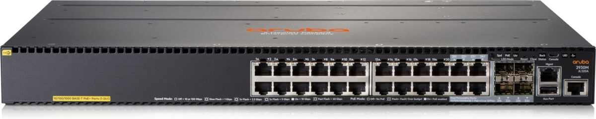 HP Aruba 2930M 28G Managed L3 PoE+ - Image 2