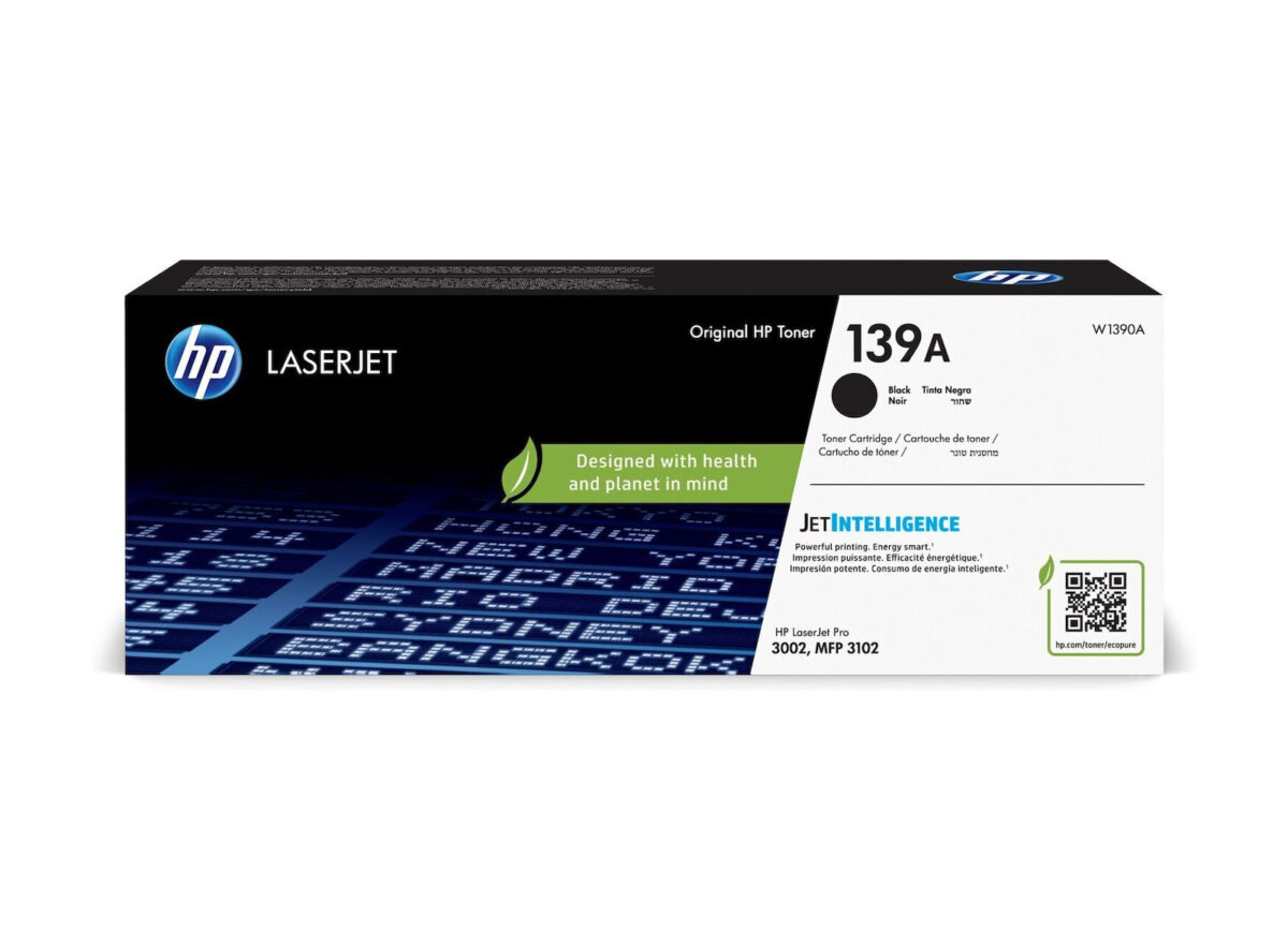 HP 139A Γνήσιο Toner Laser Εκτυπωτή Μαύρο 1500 Σελίδων (W1390A) - Image 1